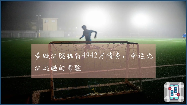 董璇法院执行4942万债务，命运无法逃避的考验